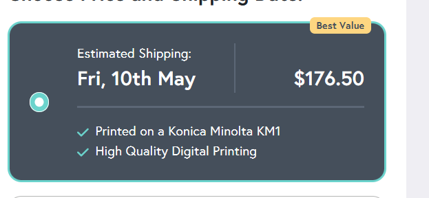 it costs $90 to print some booklets in Japan, that are $180 to print in the US