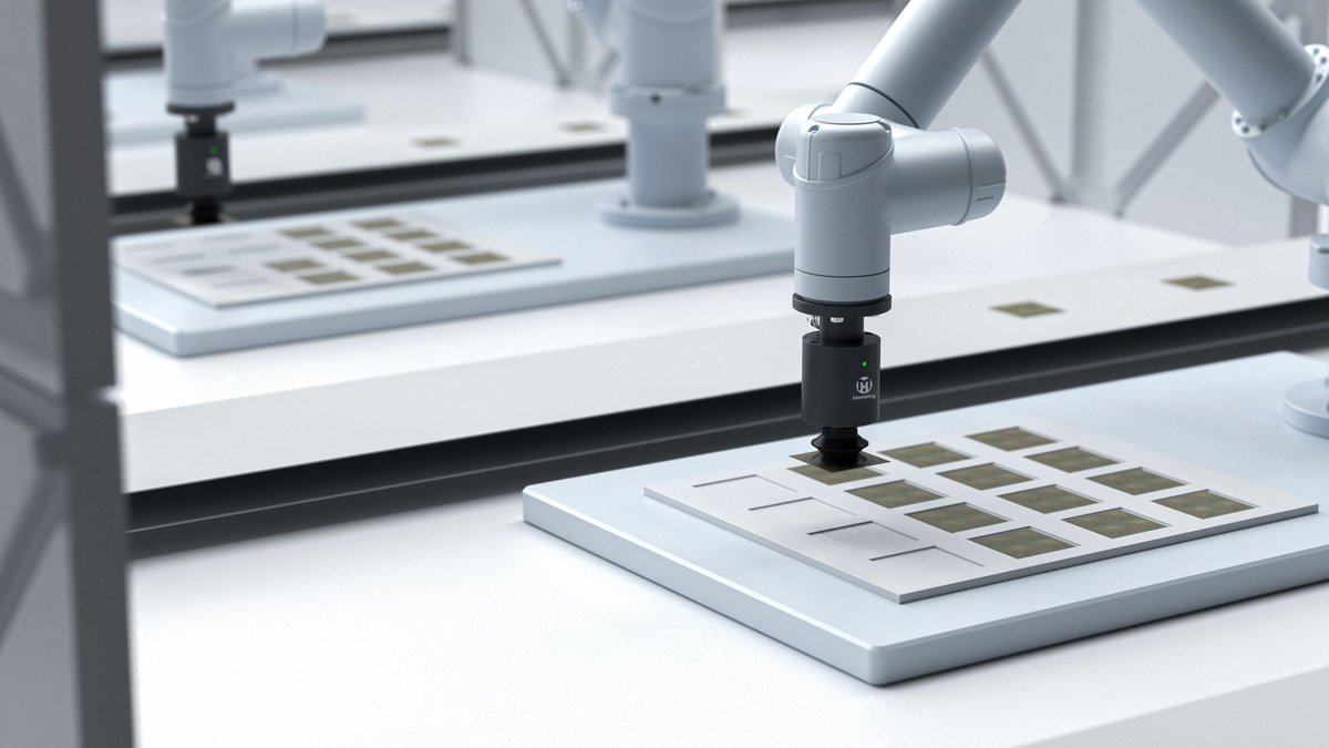 wendy_luo1's tweet image. Revolutionize your production with EVS01 Electric Suction Cup! Fast, precise PCB handling boosts efficiency and protects materials. Embrace smart, eco-friendly manufacturing. 🤖🌍 #EfficientHandling #EVS01 #SmartManufacturing #ElectricGripper #IndustrialAutomation #Automation