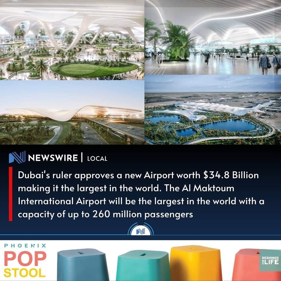 Dubai plans to move its busy international airport to a $35 billion new facility