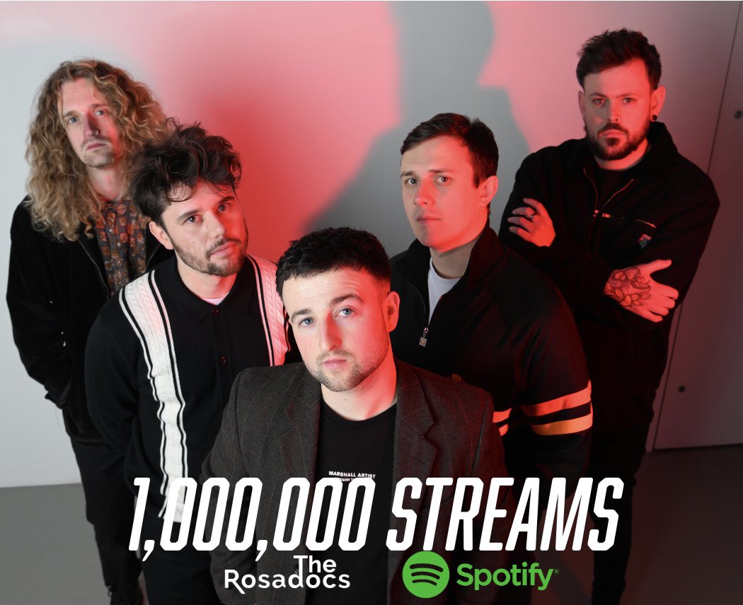 We are incredibly proud that we’ve just hit 1,000,000 streams over on @Spotify . Thank you to everyone that ever has or continues to stream our music. This is a huge milestone for an independent band. We are extremely grateful. 📸: @cliffy94