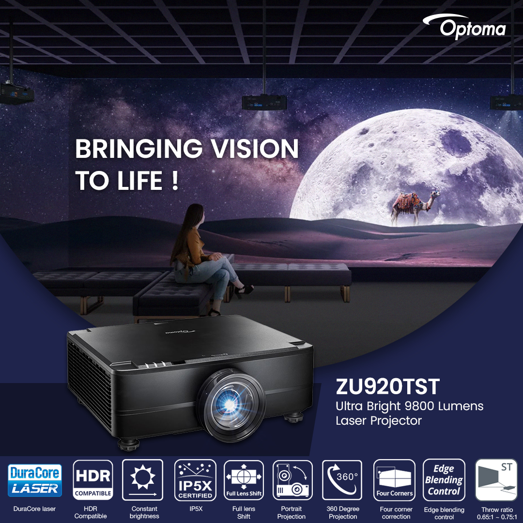 IndiaOptoma's tweet image. Optoma&apos;s Pro AV projectors redefine what&apos;s possible, delivering unmatched quality and reliability.

(Pro-AV Projectors, Big venues, Events, Projections, Technology, Digital, Optoma, India)

#Optoma #4KUHDLaserProjector #ProAVTechnology #AVTweeps #BusinessTechnology #AVtweeps