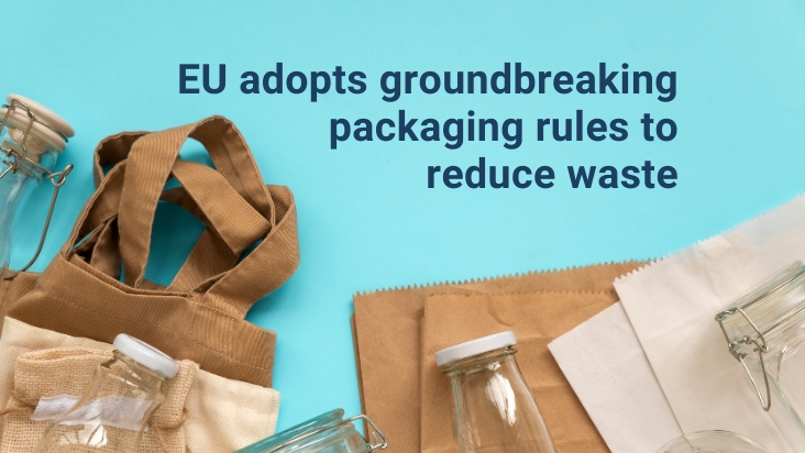 🌍♻️ EU Parliament adopts groundbreaking measures to reduce packaging waste & boost the circular economy.

The new regulation sets ambitious targets for reduction, reuse, & recycling. 📦🗑️ 

Scroll for more 🧵👇
#SustainablePackaging #Ecofriendly #CircularEconomy [1/3]