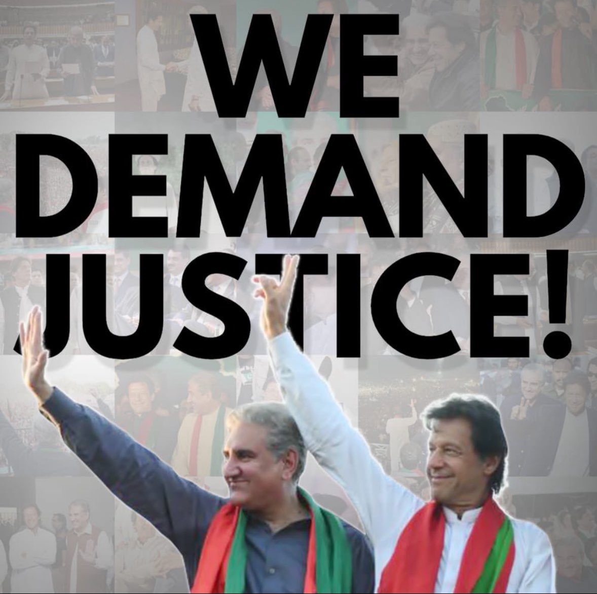 We demand justice! #ReleaseImranKhan #ReleaseSMQ