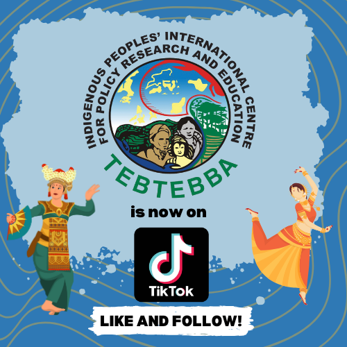 Tebtebba is now on Tiktok! Click the link to follow:
tiktok.com/@tebtebba 
#IndigenousPeoples #WeAreIndigenous