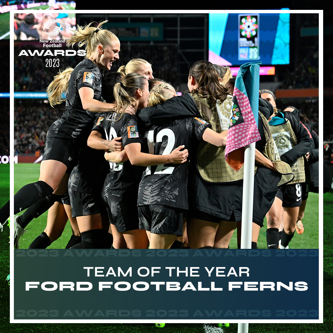 Congratulations to the Ford Football Ferns, 2023's Team of the Year! 🇳🇿🏆