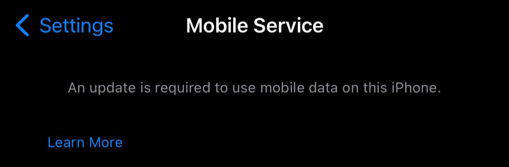 Anyone got this issue with iOS 17.4.1? Mobile service hasn't worked in 2 days.