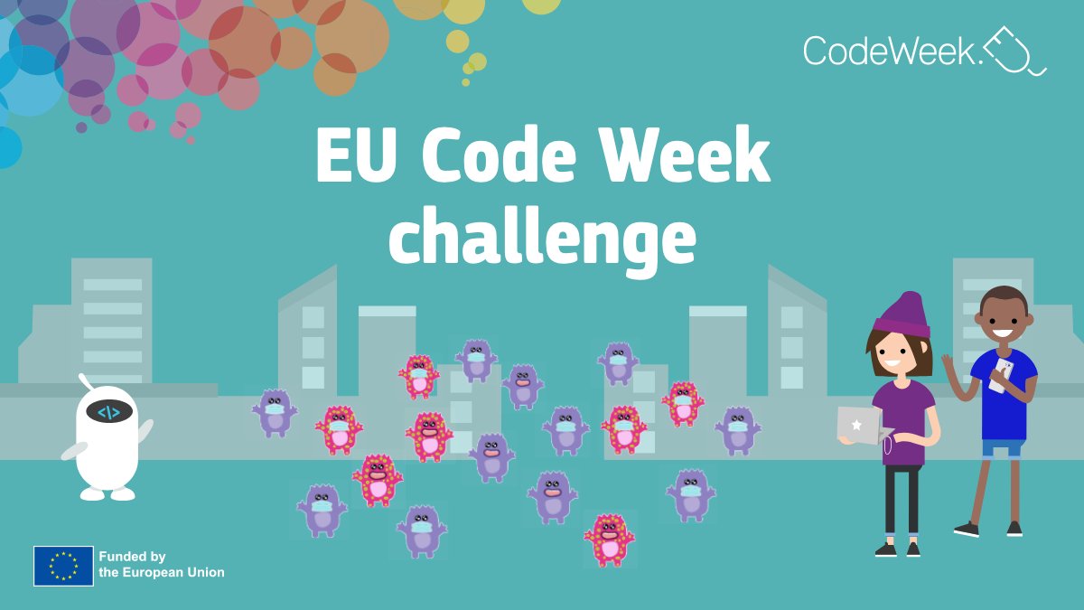 📢Teachers and students aged 7-14! #EUCodeWeek challenges you to create a paper circuit. 💡Draw an object of your choice or even create an invitation to Code Week and personalise it with Code Week visuals. 👉Take the challenge: codeweek.eu/challenges/pap… #coding