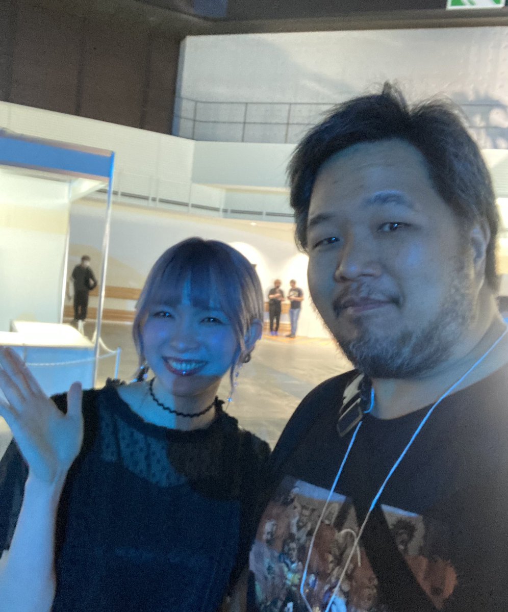 Nice to meet you in person @28itsuka28 !! 会えて良かった！今日のMC、がんばれ！