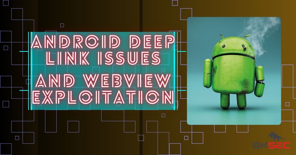 Explore Android deep link issues in-depth and techniques for exploiting and securing against such attacks - 8ksec.io/android-deepli… Like and share with your friends! #DeepLinks #WebViewExploitation #AndroidSecurity #MobileSecurity #CyberSecurity