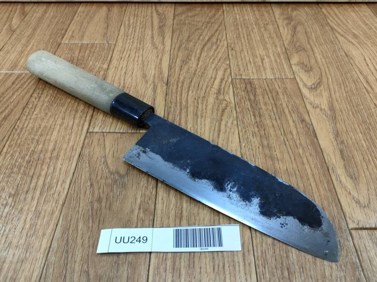 Japanese Chef's Kitchen Knife SANTOKU Vintage from Japan for All 157/303mm UU249
ebay.com/itm/2355389499…
#Japanesechefknife #cutlery #blades #chefknife シ #fypシviral #kitchenknife #customknife #handmadeknife #knifelife #KnifeCollection #KitchenKnives #FYP #fyp