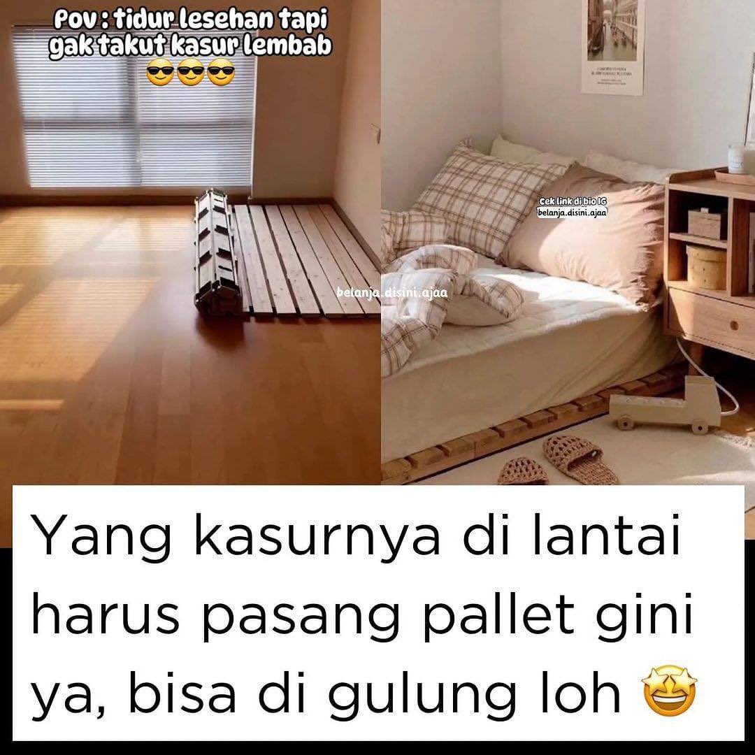 POV : tidur lesehan tapi gak takut kasur lembab !! Estetik, nyaman & harga anak kosan 😁 —a thread