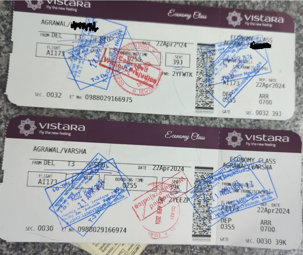 varshavarsha's tweet image. My Overnight Ordeal with My Daughter Boarding an Air India Flight from DEL to SFO

You possess a boarding pass and have successfully cleared the immigration channel, preparing for boarding, correct? Unfortunately, this isn&apos;t the case when flying with Air India (@airindia ).

My…