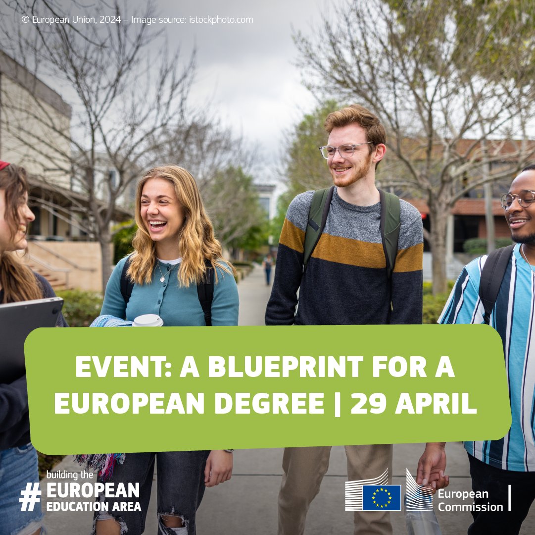 🗣️ Join us today for the #EDLab final event in Brussels! 🎓🌍 Participate virtually in this groundbreaking conference, in collaboration with the @EU_Commission, to explore the latest advancements in the realization of the #EuropeanDegree 👨‍🎓🇪🇺👩‍🎓 🔴LIVE👉youtube.com/watch?v=SxpjZw…