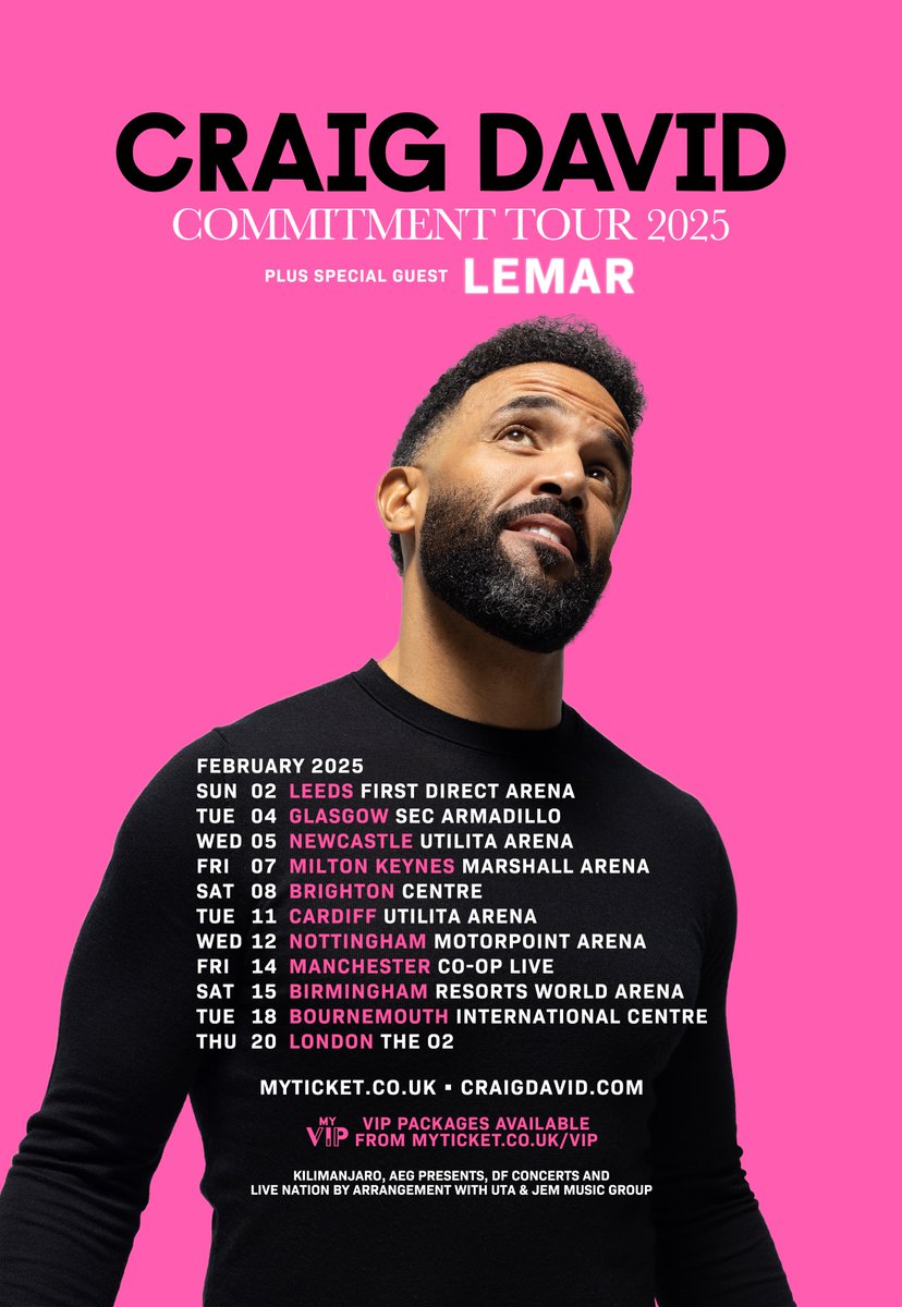 UK ARENA TOUR FEBRUARY 2025🇬🇧 I’m so excited to announce my ‘Commitment Tour’ is coming to the UK next year💫 I can’t wait to see you all there, this one’s going to be beyond a vibe🔥✨Head to the link in my bio to sign up to the mailing list to get access to the presale 🎫…