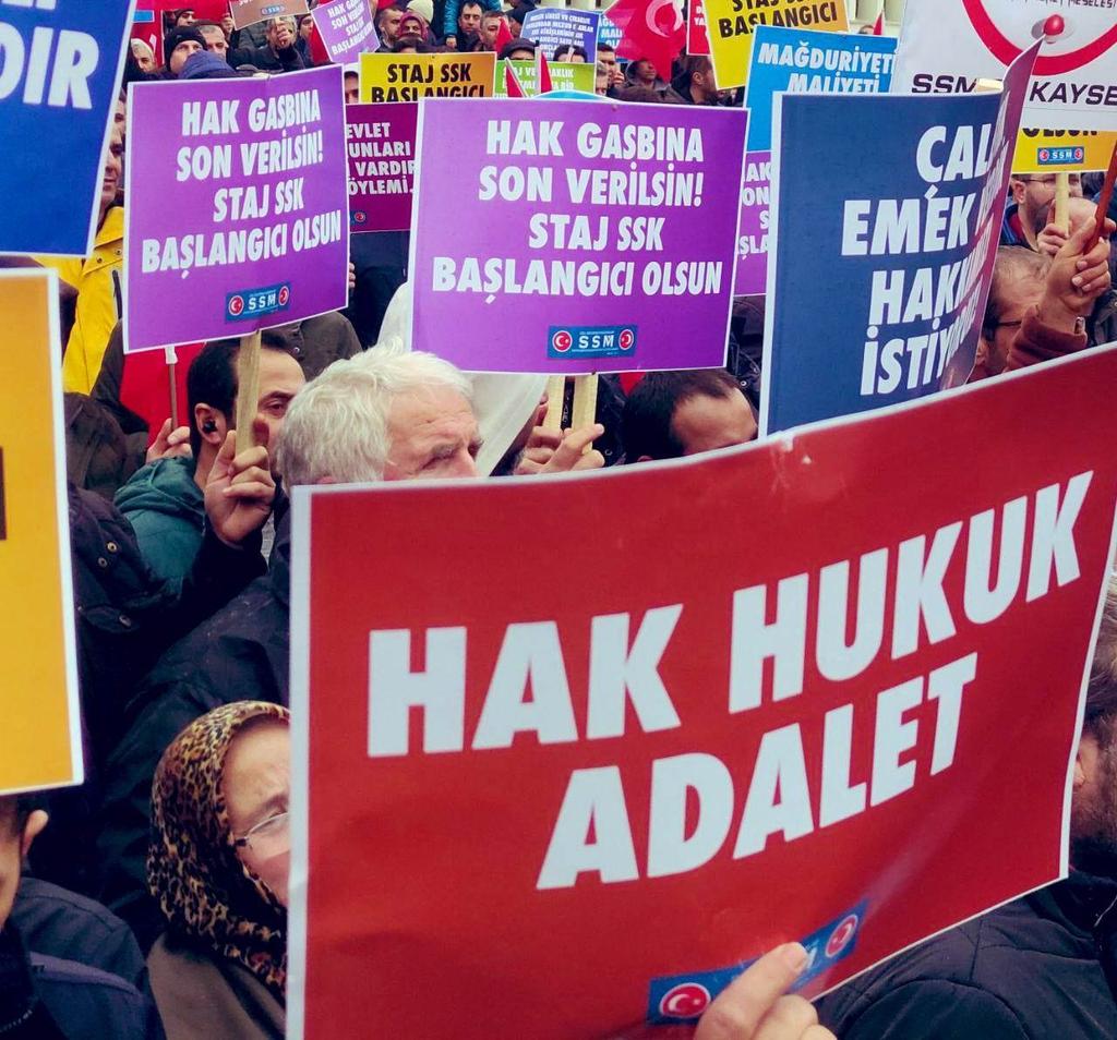 Dünyanın hiçbir yerinde Kısa ve Uzun kol sigorta ayrımı yoktur. Fiili çalışma var ise iş hayatı başlamıştır. Dolayısıyla sigorta süresi de başlamıştır. Çırak Stajyer Meydanlara #ÇırakStajyerÖzgürÖzelleMitingeHazır