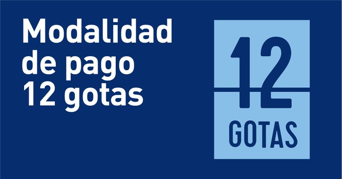 ¡Buenos días y #felizlunes! ☕ Conoce más sobre nuestras #12gotas 💧, una modalidad para facilitar el pago con una cuota fija para que cada mes pagues lo mismo  Tienes la información aquí 👉i.mtr.cool/ftxabefftu  #AquonaContigo