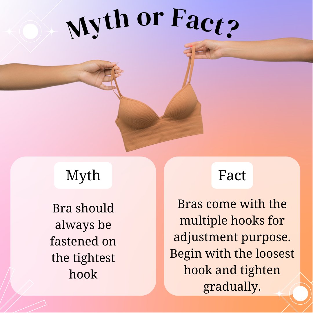 Myth or Fact?
.
Follow for more 👍🏻
#myth #fact #lingerie #lingeriefashion #bramyth #brafact #trending #brapantymyth #vibesgood #lingerielove #beyou #paddedbra #cancer #cancertreatment #bra #bracupsize