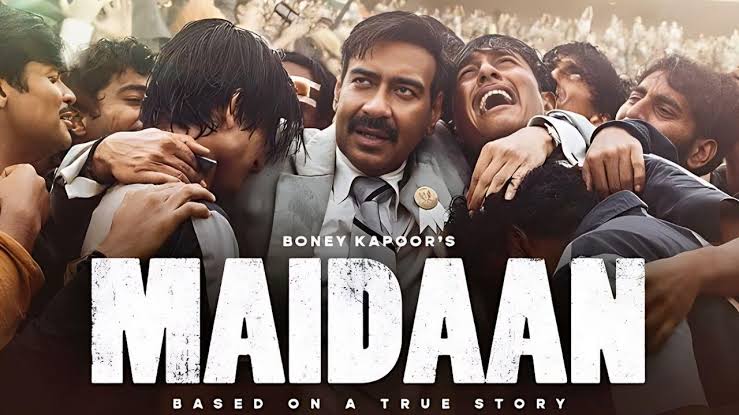 Boxoffice Weekend Update (26-28 April ) :- 

1. #Maidaan ~ 5cr net + 

2. #Ruslaan ~ 2.30cr net+ 

3. #LSD2 ~ Wrapped under 50 lacs

#AjayDevgn's #Maidaan is looking for 52-53cr net lifetime at the Boxoffice now !