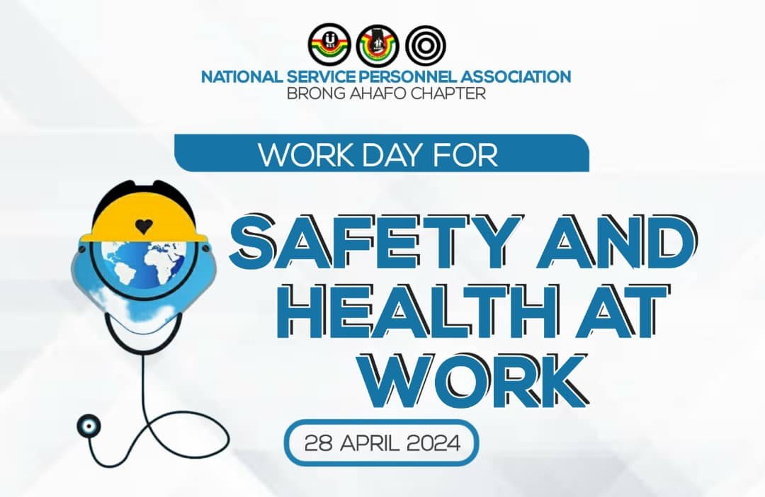 Today marks Health and Safety Day at the Workplace. As National Service Personnel,let's prioritize our well-being and safety in all our endeavors.Take proactive measures,follow safety protocols, and support each other in maintaining a healthy work environment. @NASPA_National