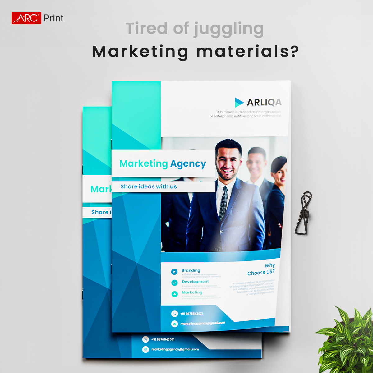 arcprintin's tweet image. Tired of juggling marketing materials?

#arcprintindia #booklets #custombooklets #marketingmaterials #printedcollateral #brandbrochures #businessbooklets #creativebooklets #customdesigns #visualmarketing #ʙʀᴀɴᴅᴘʀᴏᴍᴏᴛɪᴏɴ #advertisingmaterials