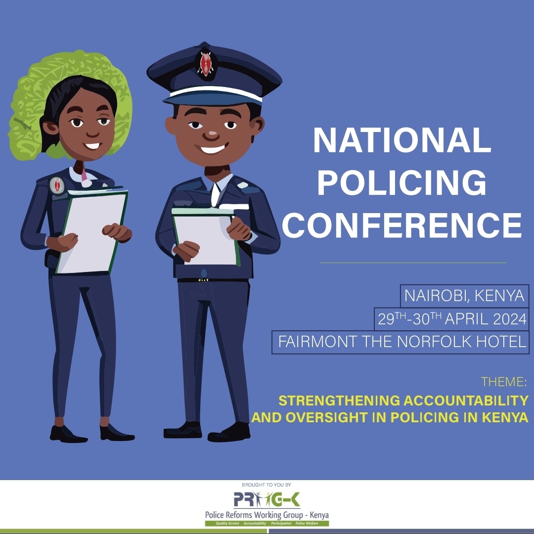 We are currently attending the National Policing Conference themed Strengthening Accountability and Oversight In Policing In Kenya. #NationalPolicingConference24 #ReformingPolicing #UtumishiKwaMwananchi