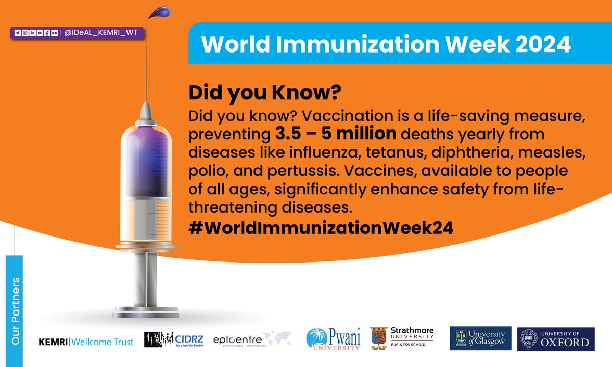 During this year's Immunization Week, we celebrate the power of vaccines in protecting lives across our communities by ensuring access to immunization, which is the most effective way to prevent diseases and is crucial in promoting good health and well-being. #HumanlyPossible