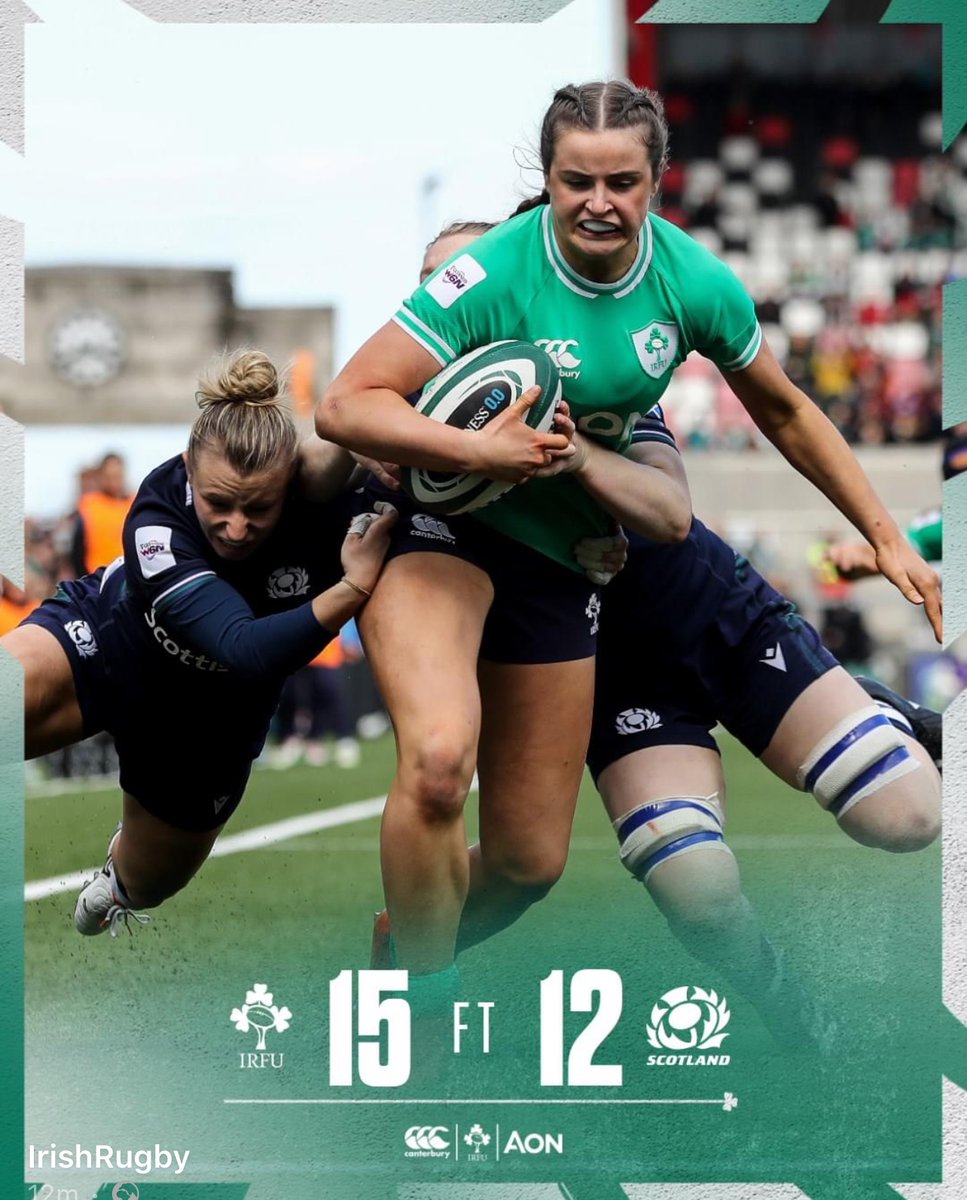 Congratulations to Ireland’s Women’s Rugby Team as they secure their place in the 2025 Rugby World Cup, following their win against Scotland in the final round of the Guinness Women's #SixNations2024 championship. 👏☘️🏉
@IrishRugby #IrishRugby #WeAreIreland #GuinnessW6N