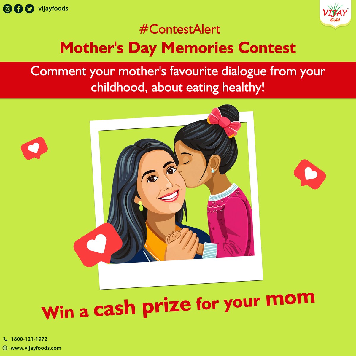 Time to reminisce! 🥹 Share your favorite childhood 👶🏻 memory of your mom's 🤱🏻 wise words about 🥗 healthy eating. Comment her favorite dialogue and let's celebrate the wisdom of moms this Mother's Day! 💖 #mothersday2024 #contestindia #ContestAlert 1 lucky wins a Rs.250 prize!