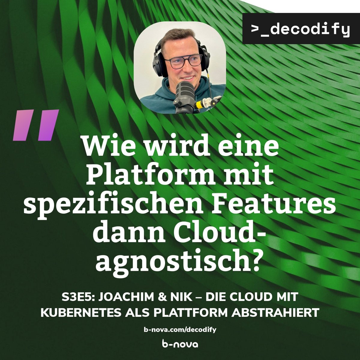 Ihr findet decodify auf allen bekannten Streamingplattformen 💡

#PlattformEngineering #EnterpriseIT