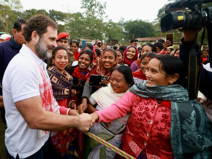 Masterstroke by Rahul Gandhi ⚡ “I promise every Indian woman that they will not have to sell their ‘Mangalsutra’ for the treatment of their family. We will provide free healthcare worth ₹25 lakhs to every Indian citizen after forming INDIA Govt”
