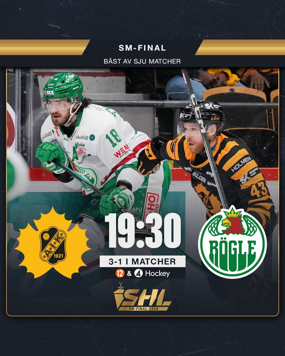 SHLse's tweet photo. Får vi ett avgörande ikväll eller vänder finalen mot Ängelholm en gång till? 💭

#SHL #ishockey https://t.co/hNwGKKvlWY