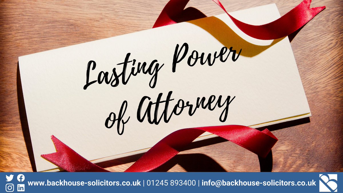 A Lasting Power of Attorney can be used to protect you and your family should the worst happen. Contact our friendly experts for advice. zurl.co/zvEn 
#wevegotyourback #lastingpowerofattorney #lpa #legaladvice #legalexperts