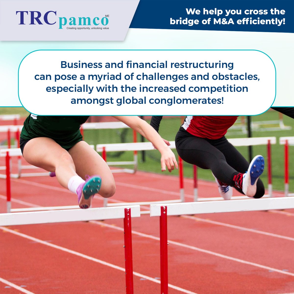 Let TRC Pamco build a bridge to M&A success🤝 

With diligent deal advisory, we steer you through financial restructuring and integration📝

#TRC #TRCPamco #BusinessConsultancy #Auditing #FinancialServices #Dubai #CharteredAccountants #AbuDhabi #MergersAcquisitions