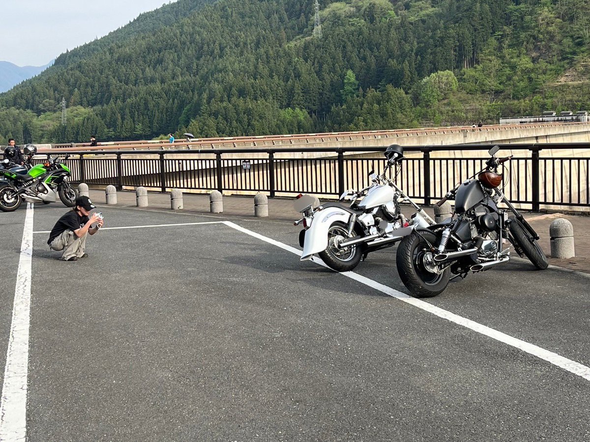 昨日は暑すぎたけど晴れてる日のツーリング最高‼️🏍♡もっと色んな所行ってみたい！
 #アメリカンバイク 
 #ドラッグスター250
 #カスタムドラッグスター 
 #バイク女子 
 #バイク乗りと繋がりたい 
 #埼玉バイク乗り