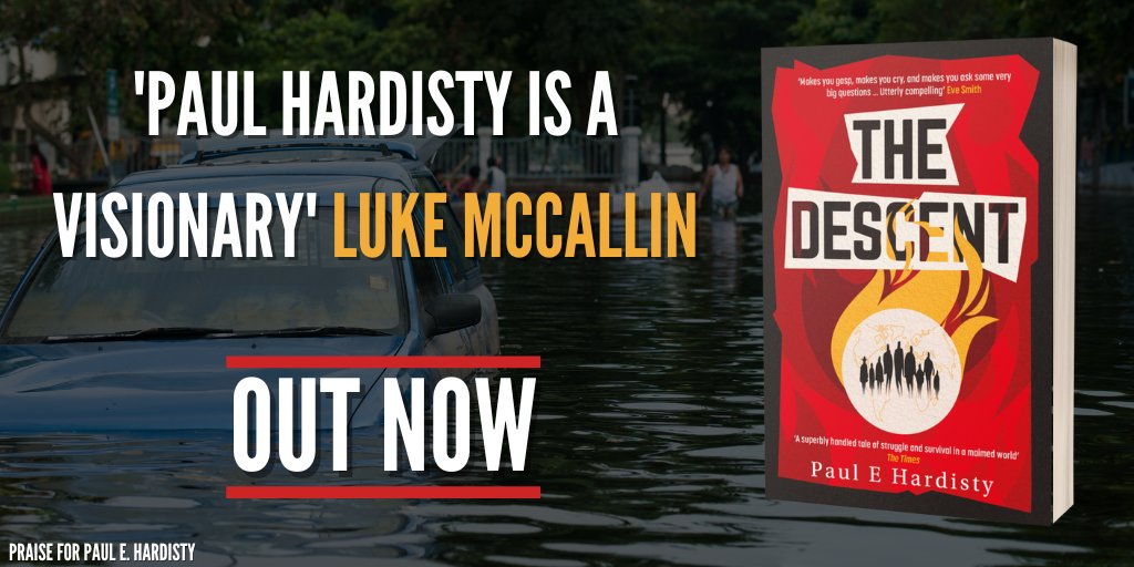 OUT NOW!🔥

@hardisty_paul's BREATHTAKING #ClimateEmergency #thriller #TheDescent

A young man and his family set out on a perilous voyage across a devastated planet to uncover what led the world to disaster…

📲bit.ly/3uKkAwE  
📕bit.ly/3Mm6NSD 

#BookTwitter