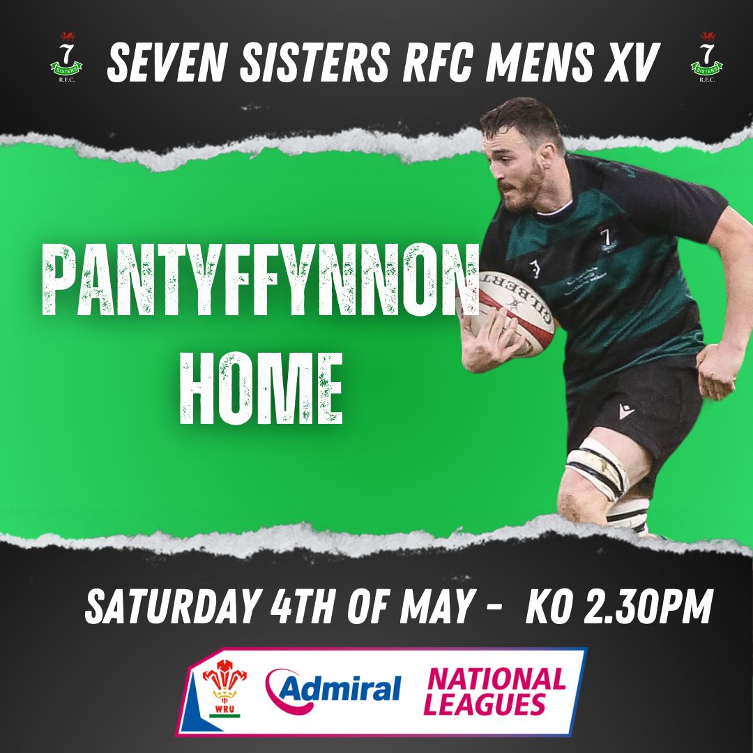 Busy week for the Mens XV as they look to conclude their season and hold on to the top spot. Make sure you get yourself down to Maes Dafydd and see the season out in style! #blackandgreen #elevating