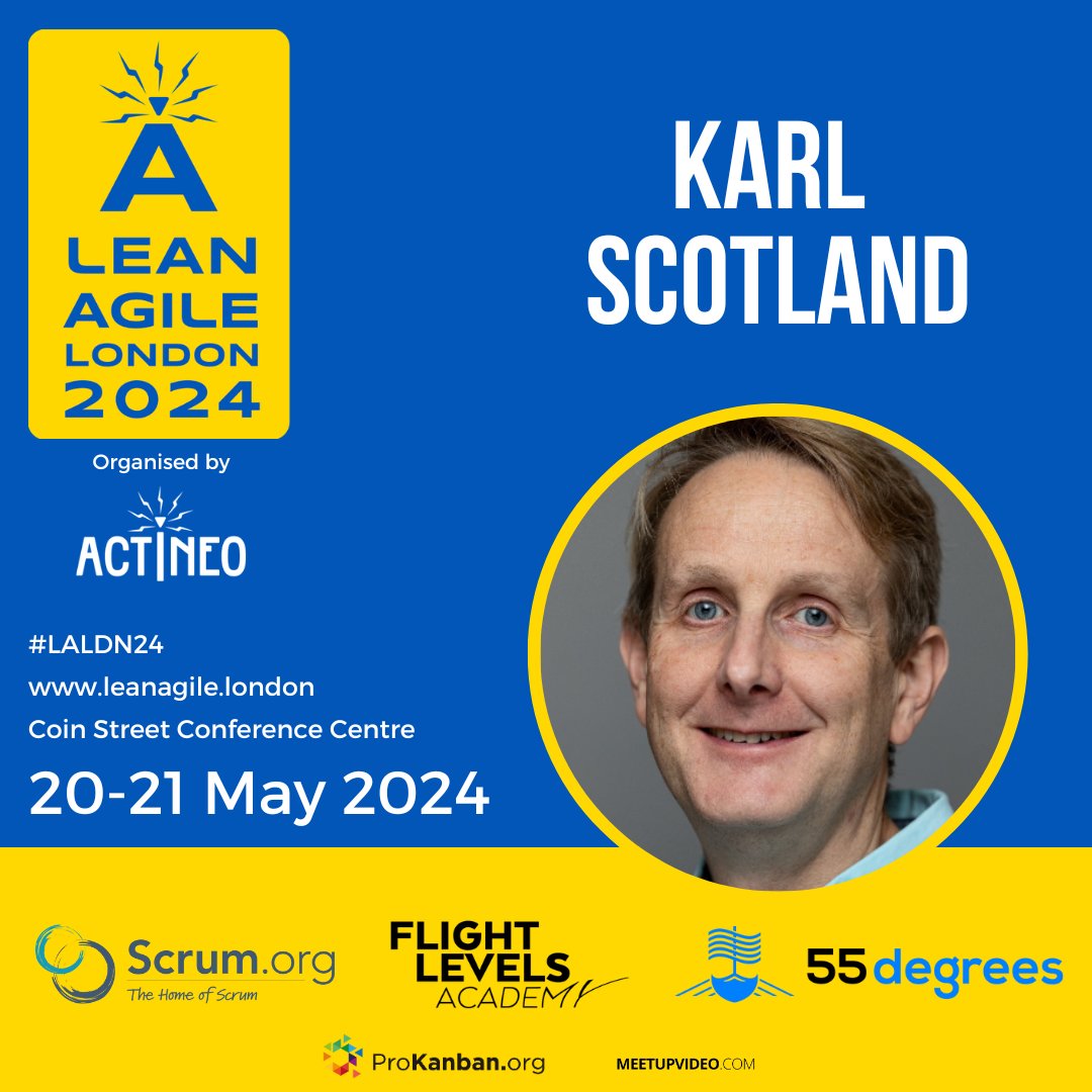Lean Agile London (@leanagileglobal) on Twitter photo Be part of the community. Join Karl Scotland at the Lean Agile London conference on 20-21 May where he'll share his experience. The conference is sold out! Join the waiting list in case we can add more capacity. leanagile.london <a href="/kjscotland/">Karl Scotland</a> #LeanAgileLondon Be part of the community. Join Karl Scotland at the Lean Agile London conference on 20-21 May where he'll share his experience. The conference is sold out! Join the waiting list in case we can add more capacity. leanagile.london <a href="/kjscotland/">Karl Scotland</a> #LeanAgileLondon