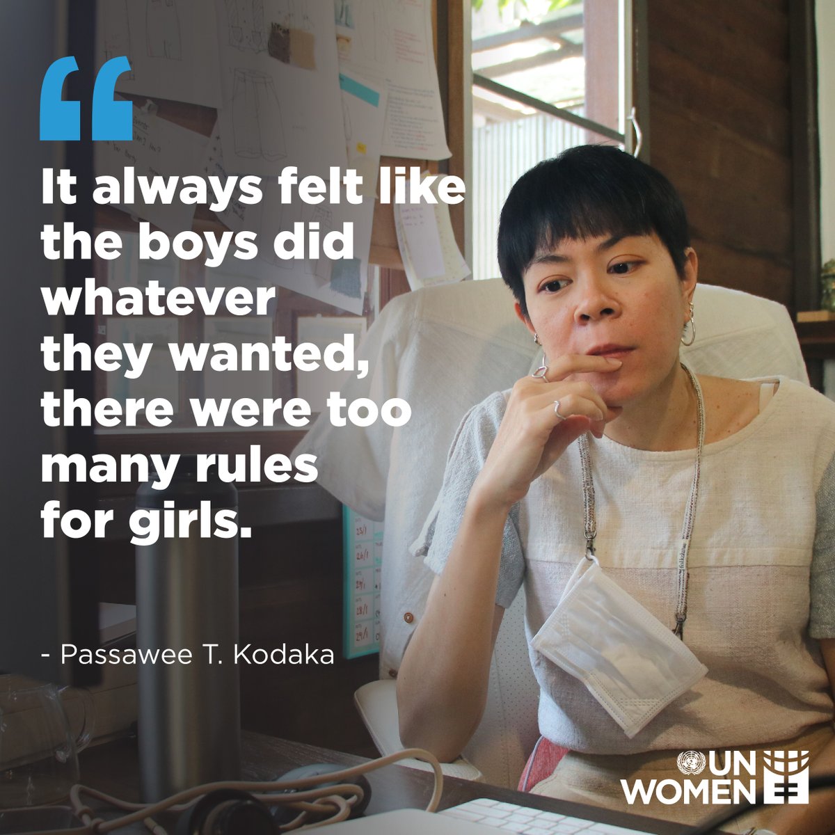 Meet Passawee, a social entrepreneur from #Thailand who founded Folkcharm, a social enterprise that promotes folk crafts and the inspiring stories of the skilled women artisans behind the creations.⁠ ⁠ 👉 unwo.men/8i5Y50RnL8W ⁠ @uninthailand