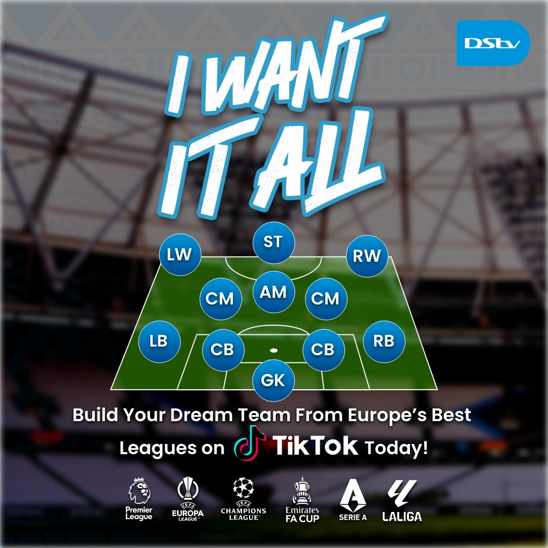 New feature on Tik Tok, you can create your dream team! Let us use this filter and compare teams. Reconnect now and let us create our dream team! mydstv.onelink.me/vGln/dg3