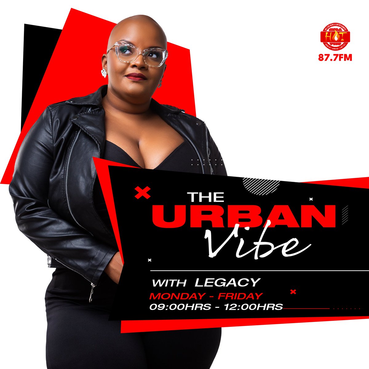 UP NEXT - THE URBAN VIBE WITH LEGACY Tune in from 9AM - 12PM 87.7 FM DSTv Channel 912 GOTv Channel 301 Listen on your phone 👉 tun.in/seRmR