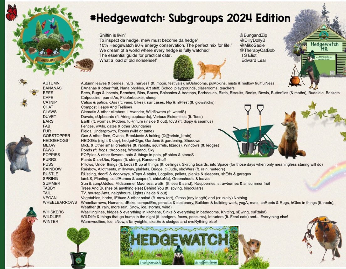 Hedgewatchers tweet picture