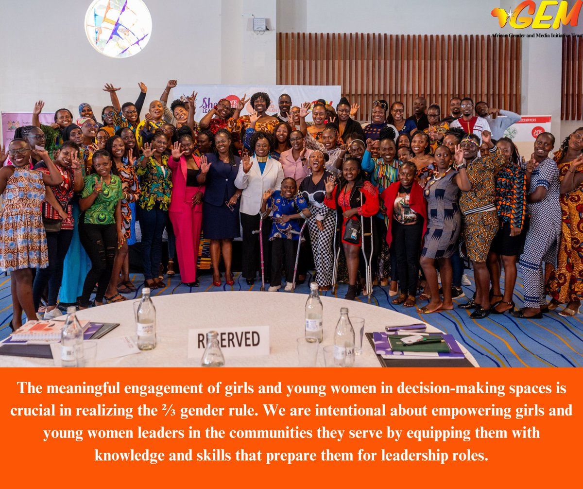 The meaningful engagement of girls and young women in decision-making spaces is crucial in realizing the ⅔ gender rule. We are intentional about empowering girls and young women leaders in the communities they serve by equipping them with knowledge and skills.