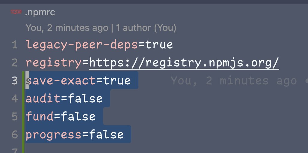 jacobmparis's tweet image. speed up npm with this one weird hack