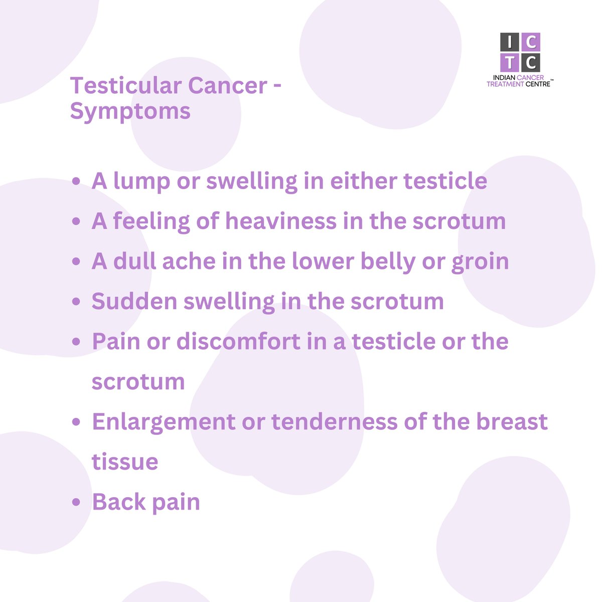 ⚠️Testicular cancer is the most common cancer among young men aged 20 to 39? Watch out for warning signs. #testicularcancer #testicularcancerawareness #testicularhealth #testicularpain #cancerawareness #cancer #ictc #cancerawarenessmonth