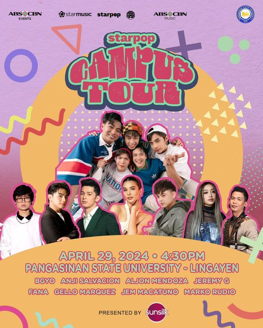 BGYOtrendsofc's tweet photo. Good afternoon, ACEs!

Let us feel your excitement as our best boys take center stage at today's StarPop Campus Tour at PSU - Lingayen.

Here are our official tags:

BGYO AT PSU 
#StarPopCampusTour

#BGYO @bgyo_ph https://t.co/YtC1Iqpjhq