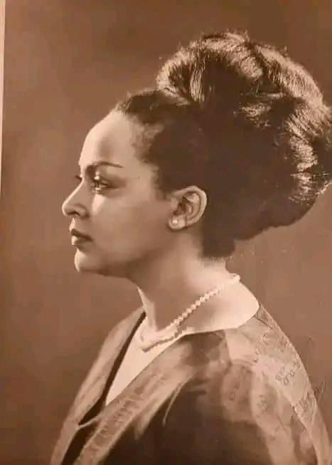 Her Imperial Highness, Princess Sara Gizaw. The Duchess Of Harar, Ethiopia. 🇪🇹 She was the Wife of Prince Makonnen Duke of Harrar, the second son of Emperor Haile Selassie of Ethiopia.