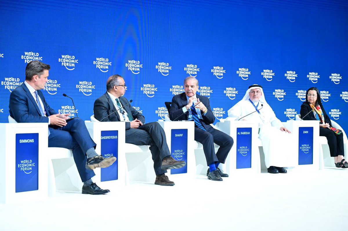 Honored to participate in a high level panel @wef #SpecialMeeting24 with @BillGates and @AnitaZaidi of the @gatesfoundation , @DrTedros DG @WHO , @KSRelief_EN Supervisor General Abdullah Al Rabeeah to discuss challenges to global health including inequalities, access to quality…