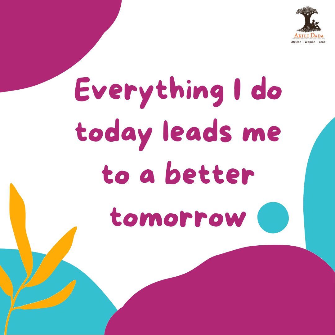 #AffirmationMonday Happy New Week! Everything you do today leads you to a better tomorrow. #MondayMotivation