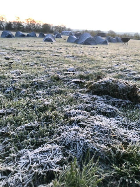 Y12 students are preparing to go on their expedition to Zambia in the summer and as part of this preparation went on a recent camping trip and did well to ensure the frosty conditions!