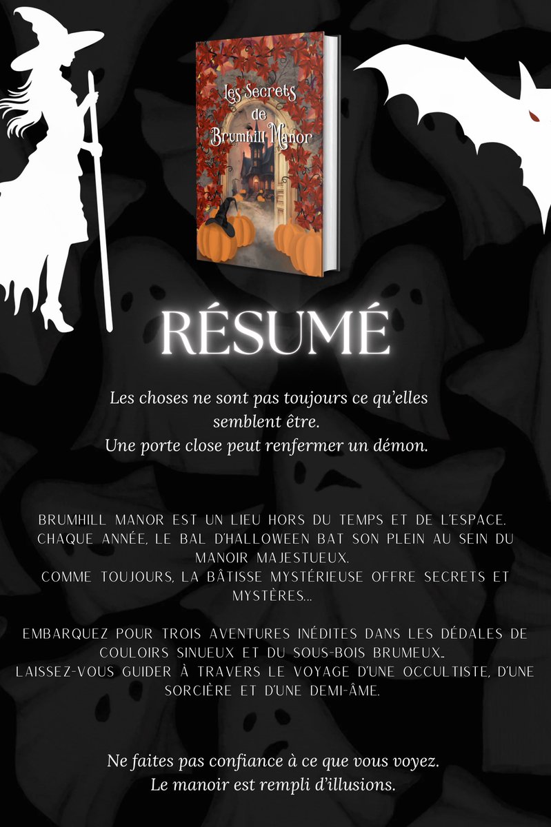 COVER REVEAL 🎃

un recueil de 3 histoires de cosy mystery fantastique à retrouver dès le 6 mai 2024 sur Ulule ! 

SURPRISE : Les 20 premières personnes auront un pack exceptionnel à petit prix avec toutes les contreparties des paliers débloqués ! 🖤✨

ulule.com/les-secrets-de…